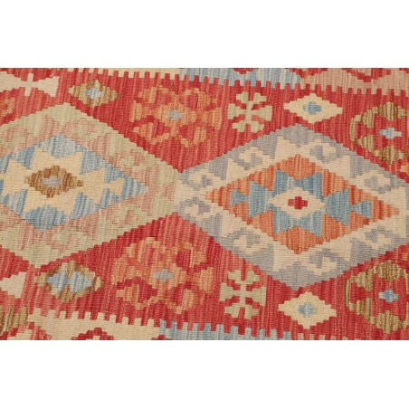 Tappeto Kilim Afghanistan azzurro 63x197