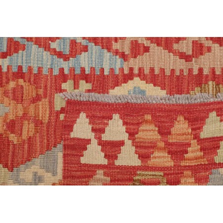 Tappeto Kilim Afghanistan azzurro 63x197