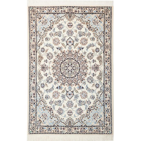 Tappeto Nain 9La Persia bianco grigio 80x124