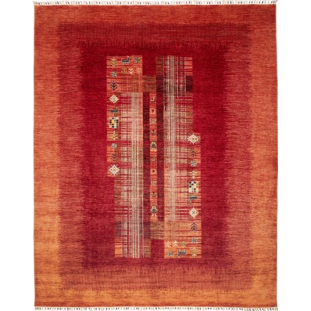 Tappeto Siva Pakistan marrone arancione 245x301