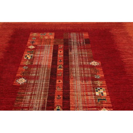 Tappeto Siva Pakistan marrone arancione 245x301