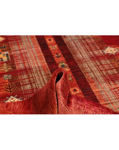 Tappeto Siva Pakistan marrone arancione 245x301