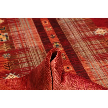 Tappeto Siva Pakistan marrone arancione 245x301