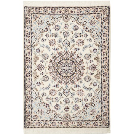 Tappeto Nain 9La Persia bianco grigio 85x122