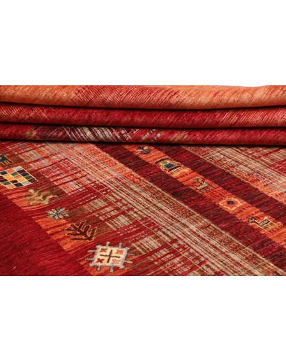 Tappeto Siva Pakistan marrone arancione 245x301