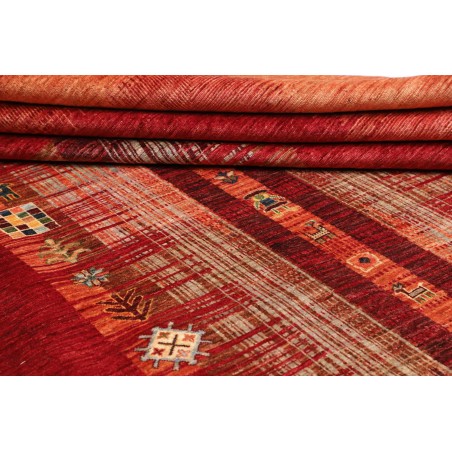 Tappeto Siva Pakistan marrone arancione 245x301