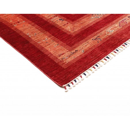 Tappeto Siva Pakistan marrone arancione 243x300