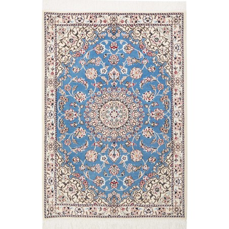 Tappeto Nain 9La Persia bianco blu 80x118