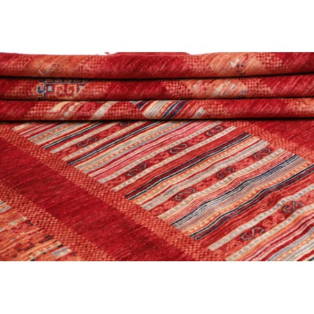 Tappeto Siva Pakistan marrone arancione 243x300