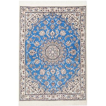 Tappeto Nain 9La Persia azzurro grigio 78x114