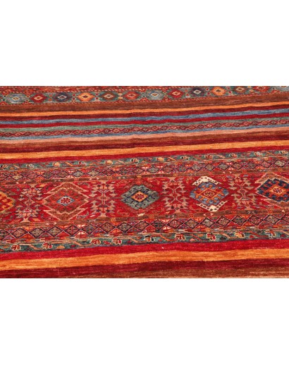 Tappeto Samarkand Pakistan marrone arancione 249x249