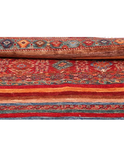 Tappeto Samarkand Pakistan marrone arancione 249x249