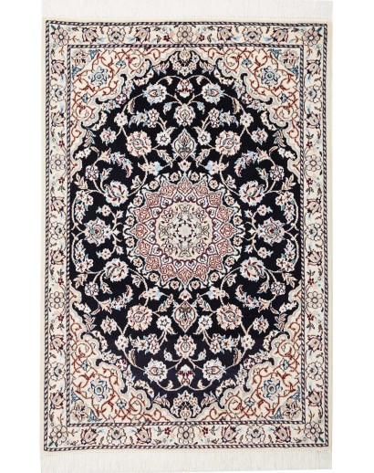 Tappeto Nain 9La Persia blu 81x120