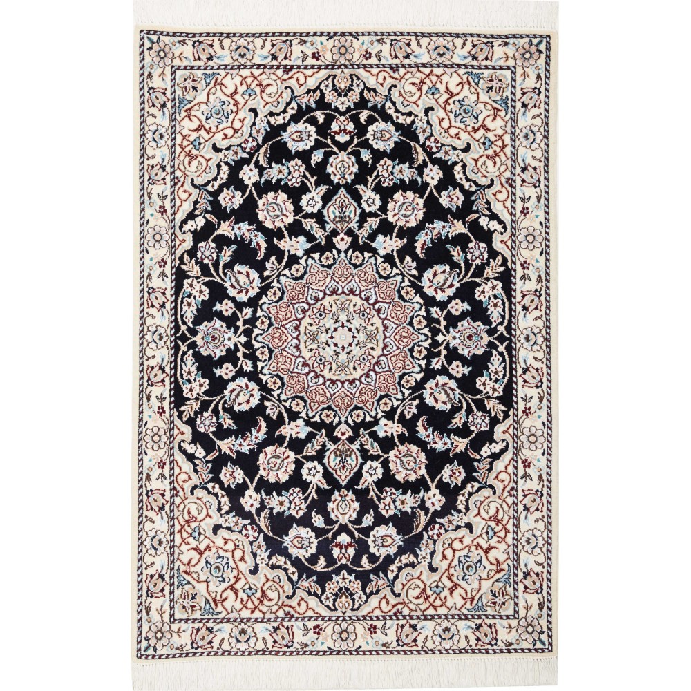 Tappeto Nain 9La Persia blu 81x120 Tappeto Nain 9La Persia blu 81x120
