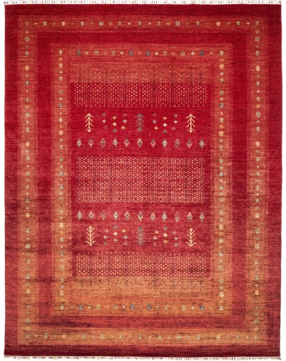 Tappeto Siva Pakistan marrone giallo 282x359