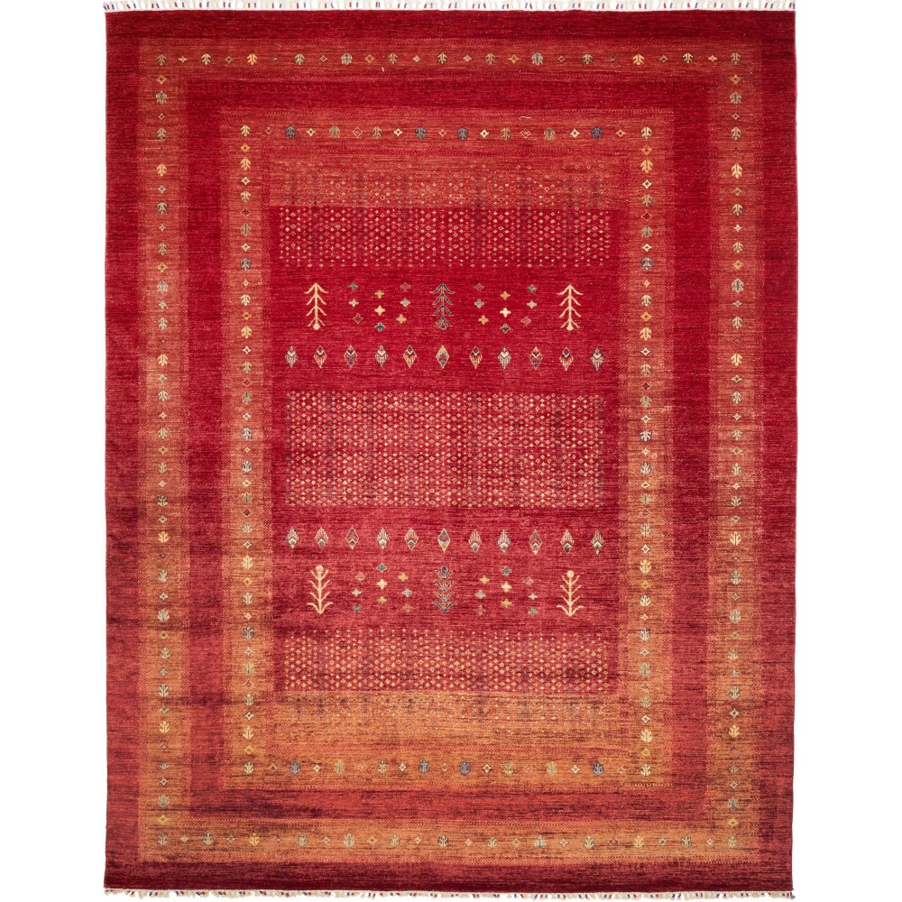 Tappeto Siva Pakistan marrone giallo 282x359