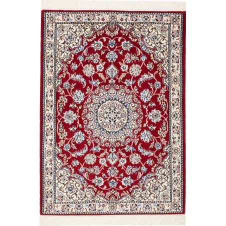 Tappeto Nain 9La Persia bianco marrone 81x115