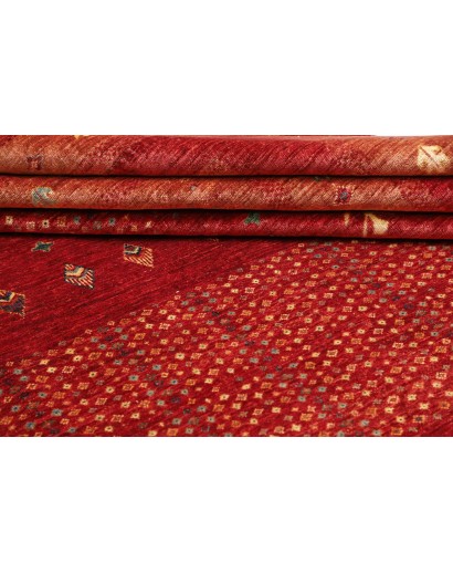 Tappeto Siva Pakistan marrone giallo 282x359