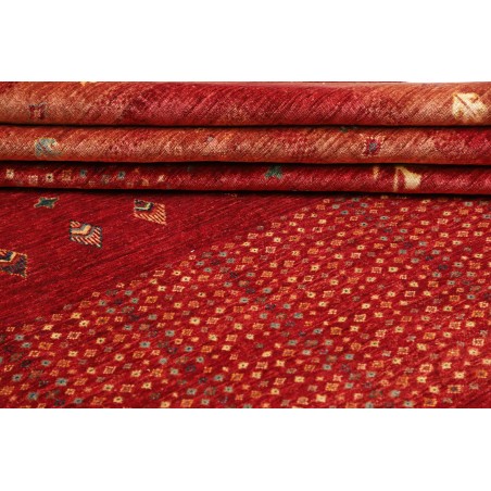 Tappeto Siva Pakistan marrone giallo 282x359