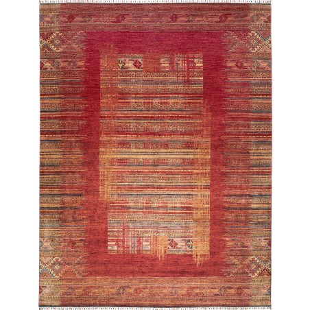 Tappeto Siva Pakistan marrone arancione 276x360