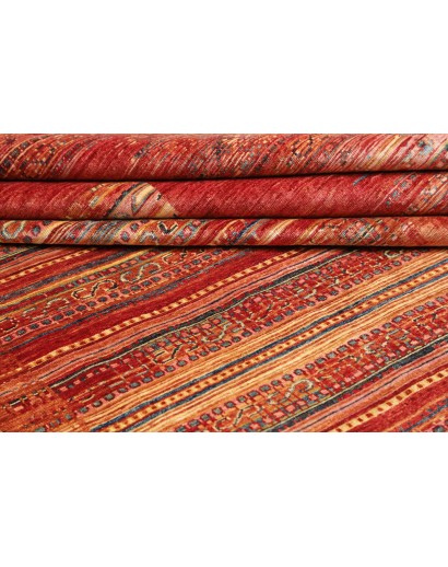 Tappeto Siva Pakistan marrone arancione 276x360