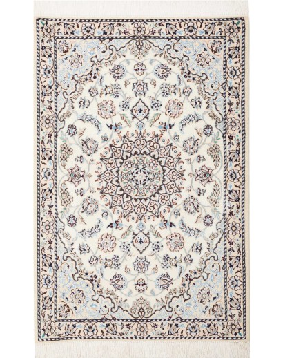 Tappeto Nain 9La Persia bianco grigio 81x122