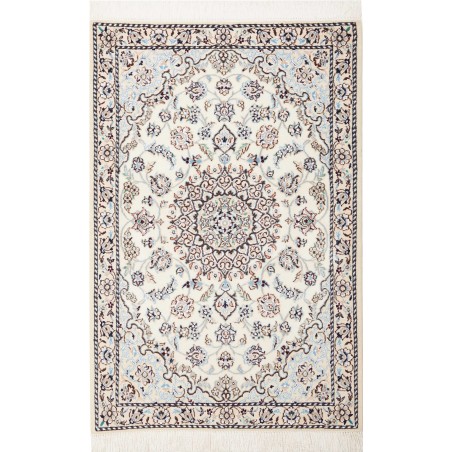 Tappeto Nain 9La Persia bianco grigio 81x122