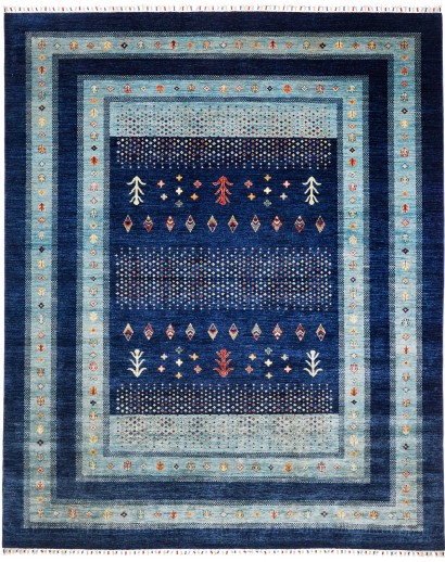 Tappeto Siva Pakistan beige azzurro 250x304