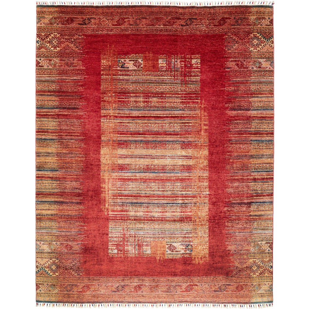 Tappeto Siva Pakistan marrone giallo 240x300