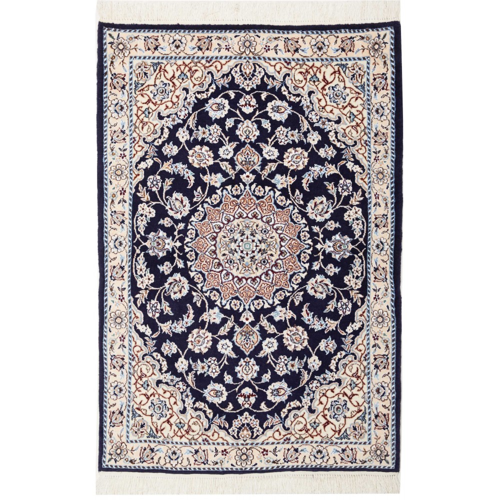 Tappeto Nain 9La Persia grigio azzurro 78x120 Tappeto Nain 9La Persia grigio azzurro 78x120