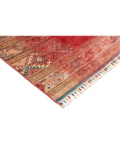 Tappeto Siva Pakistan marrone giallo 240x300