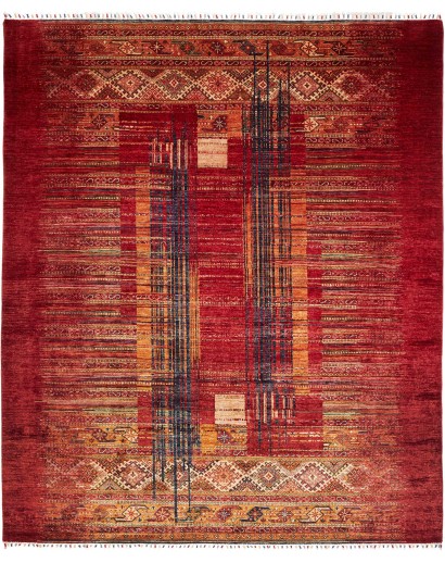 Tappeto Siva Pakistan marrone blu 255x301