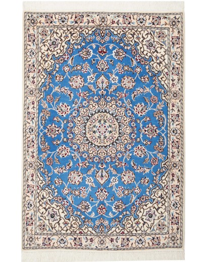 Tappeto Nain 9La Persia blu verde 81x120