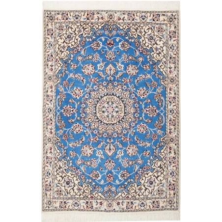 Tappeto Nain 9La Persia blu verde 81x120