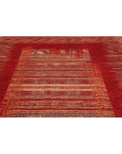 Tappeto Siva Pakistan marrone arancione 235x296