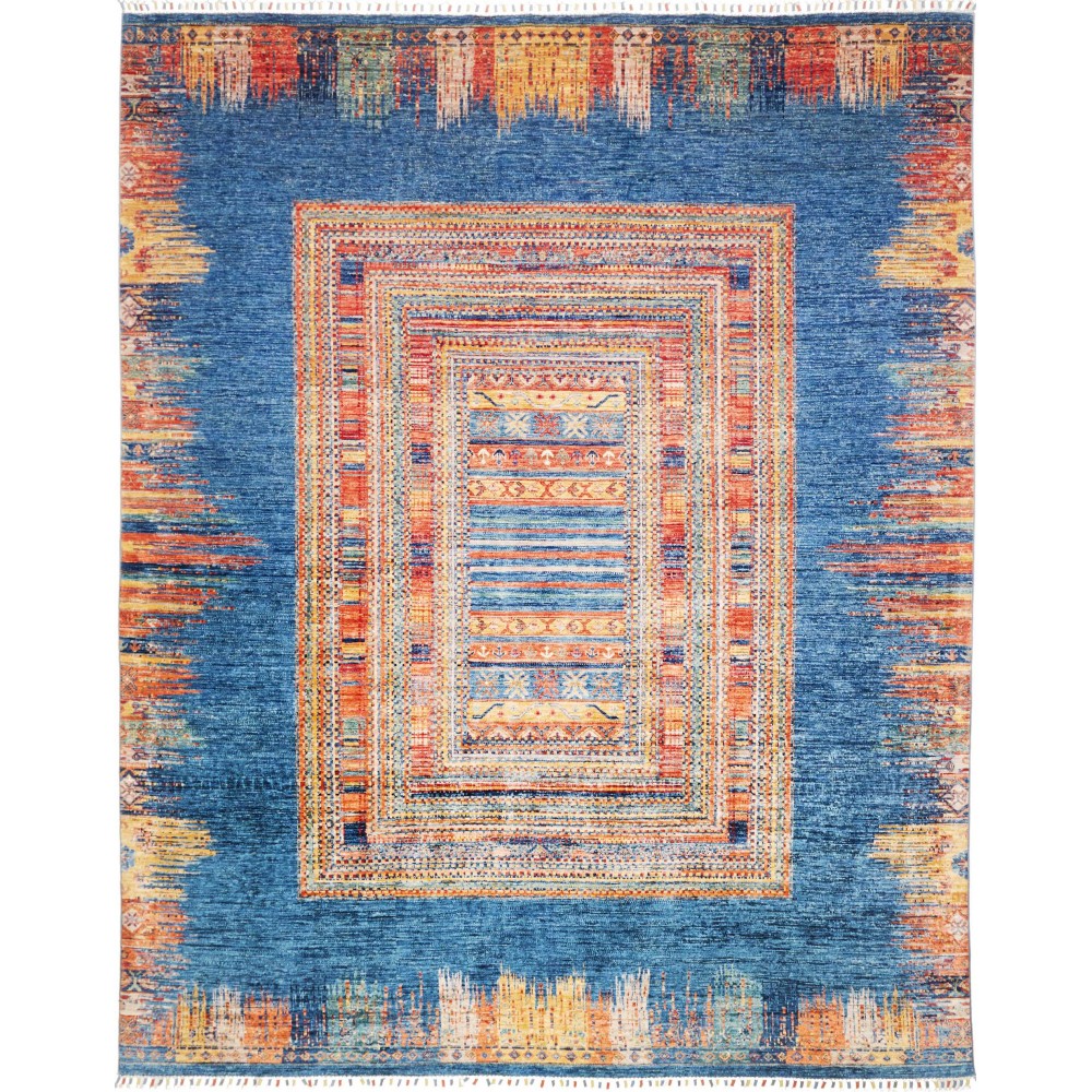 Tappeto Siva Pakistan marrone blu 250x304