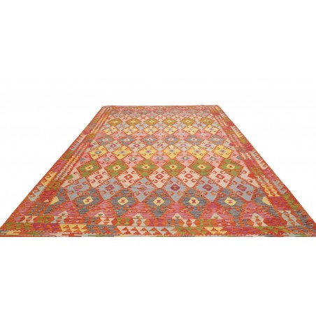 Tappeto Kilim Afghanistan rosso 248x345