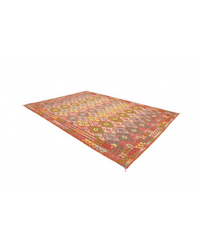 Tappeto Kilim Afghanistan rosso 248x345
