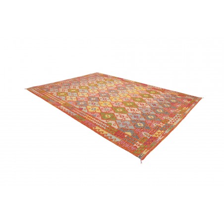 Tappeto Kilim Afghanistan rosso 248x345