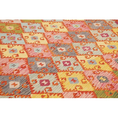 Tappeto Kilim Afghanistan rosso 248x345