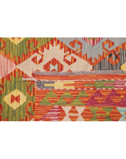 Tappeto Kilim Afghanistan rosso 248x345