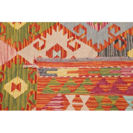 Tappeto Kilim Afghanistan rosso 248x345