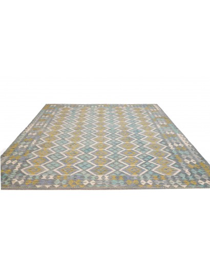 Tappeto Kilim Afghanistan grigio azzurro 250x299