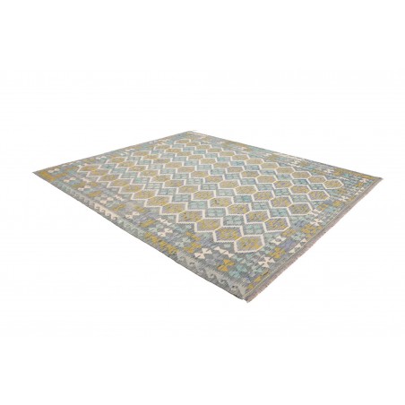 Tappeto Kilim Afghanistan grigio azzurro 250x299