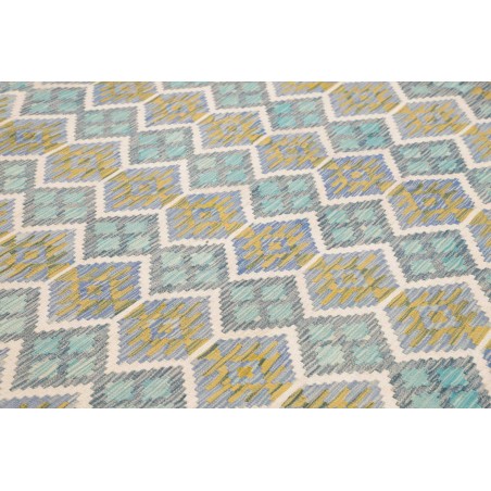 Tappeto Kilim Afghanistan grigio azzurro 250x299