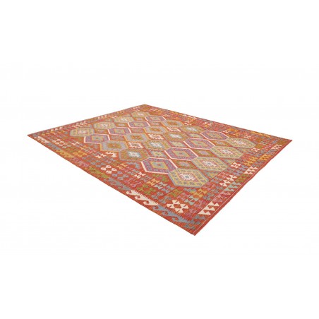 Tappeto Kilim Afghanistan marrone azzurro 250x298