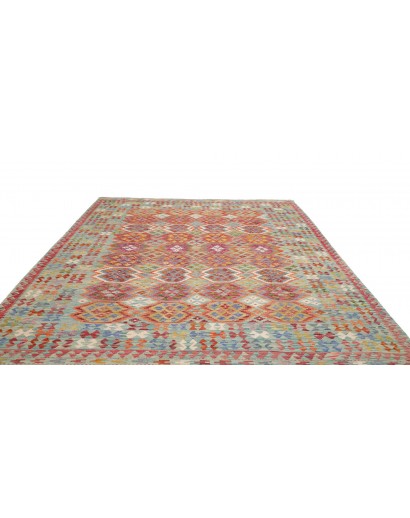 Tappeto Kilim Afghanistan marrone azzurro 251x304