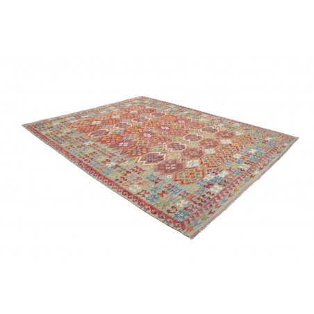 Tappeto Kilim Afghanistan marrone azzurro 251x304
