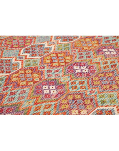 Tappeto Kilim Afghanistan marrone azzurro 251x304