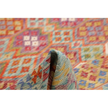 Tappeto Kilim Afghanistan marrone azzurro 251x304